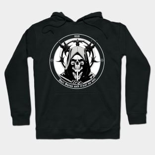 Hail satan skull art Hoodie